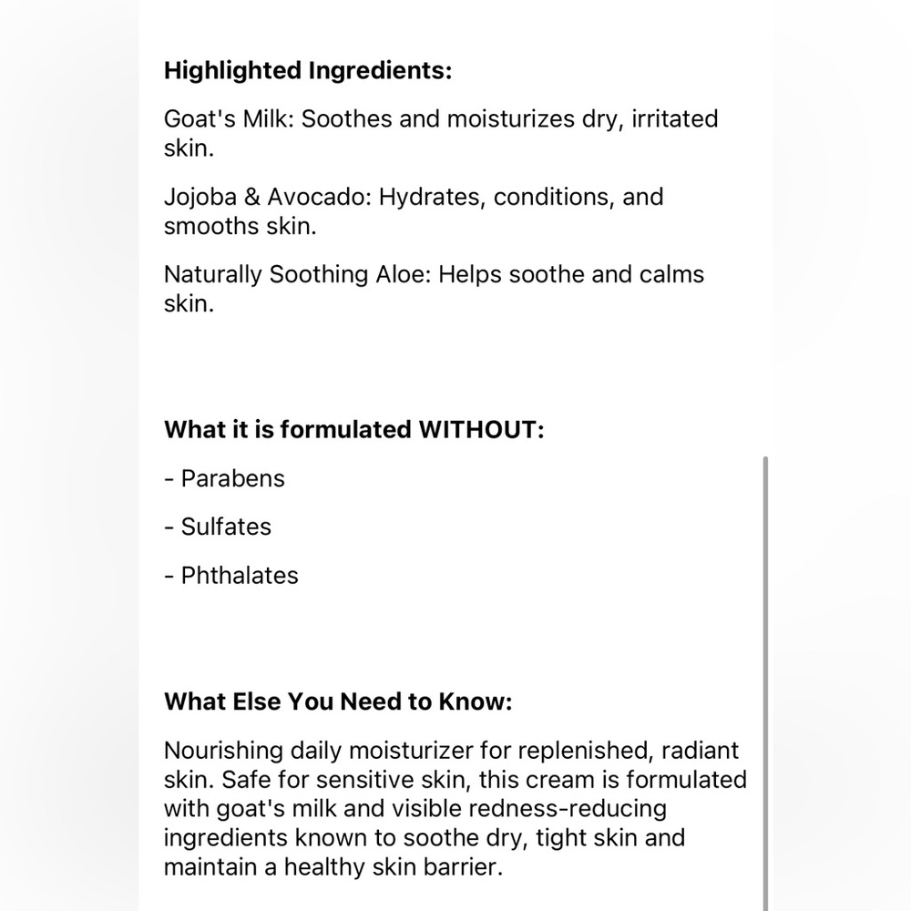 Kate somerville goat milk moisturizing cream - Picture 4 of 8